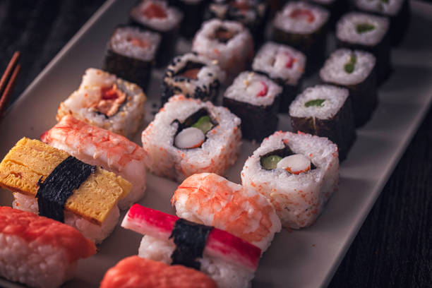 istock Sushi Variation with Soy Sauce 864160994