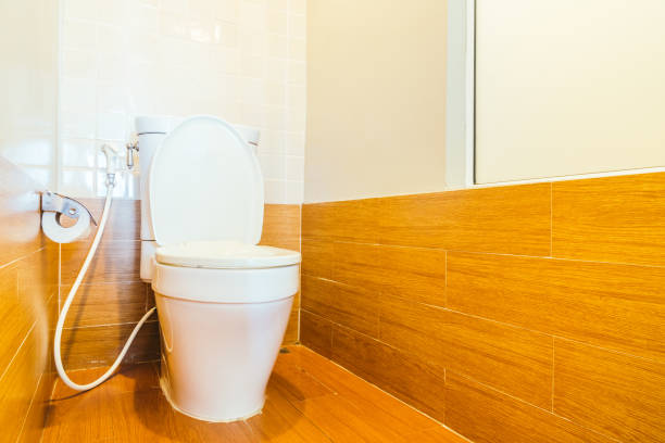 istock Toilet room interior 864172756