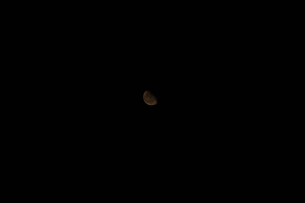 istock Moon in the black sky / The surface of the moon / 864238004