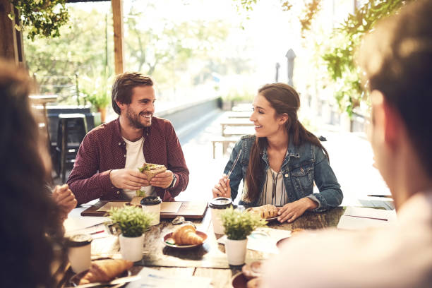 istock Food has a way of making the conversation better 864238472
