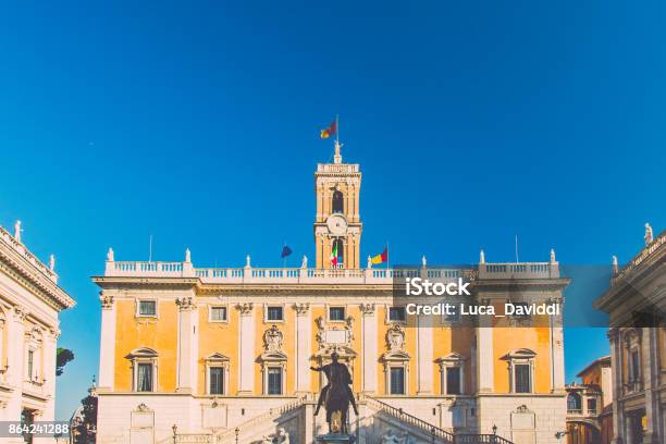 The Capitoline Hill Stock Photo - Download Image Now - Ancient, Architecture, Baroque Style