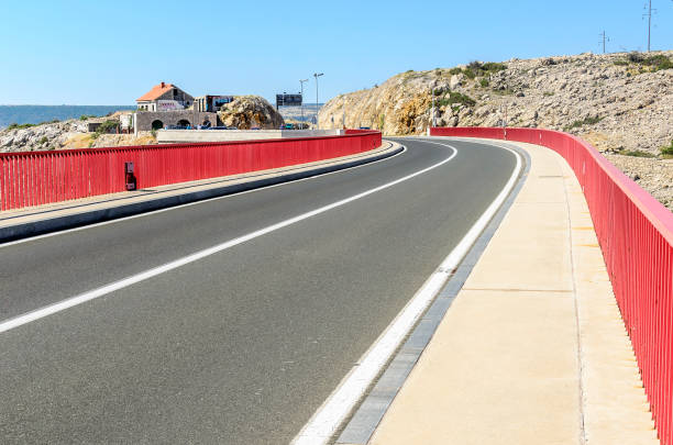 istock Red Bridge Maslenica, Croatia. 864247148
