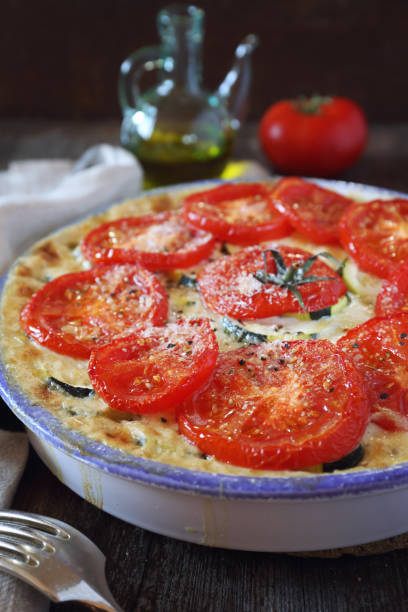 istock Zucchini and tomatoes gratin with cheese 864251772