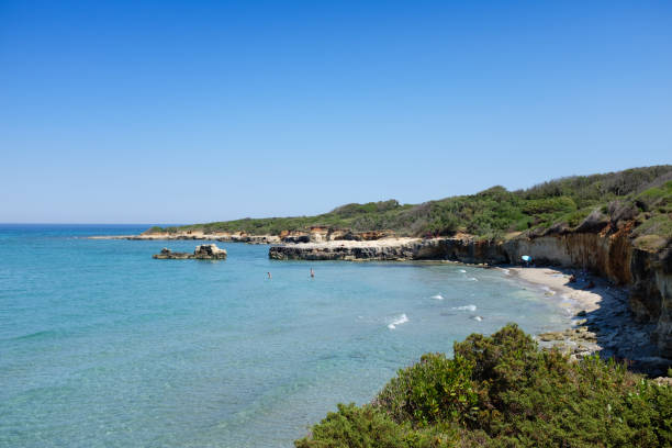 istock Apulian coastline in a summer day. Italy 864255994