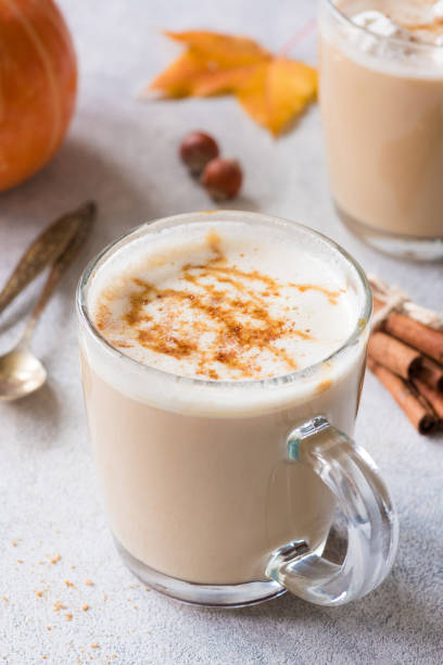 istock Pumpkin Spice Latte Autumn Hot Coffee Drink 864259538