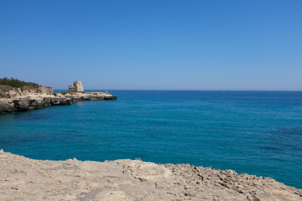 istock Apulian coastline in a summer day. Italy 864259878