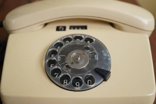 istock Isolated vintage telephone 864272934