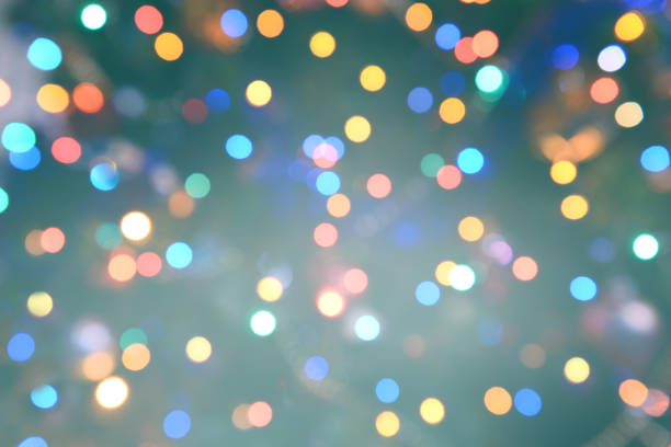 istock Colorful abstract background with bokeh light 864272936