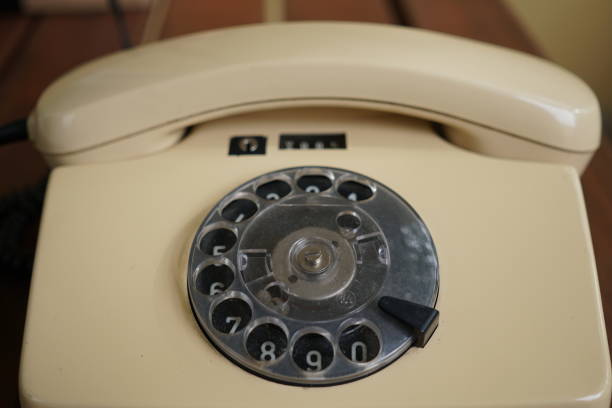 istock Isolated vintage telephone 864272968