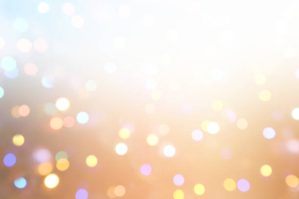 istock Colorful abstract background with bokeh light 864278450