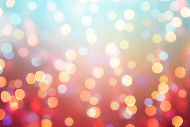 istock Colorful abstract background with bokeh light 864304682