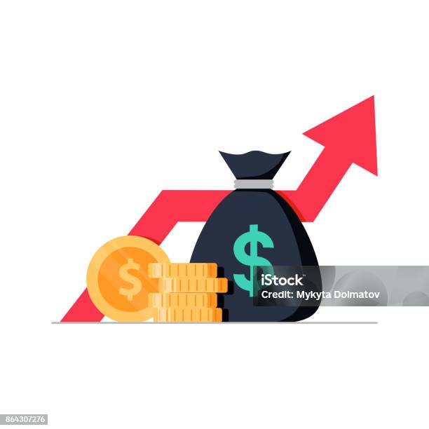 Financial Performance Statistic Report Boost Business Productivity Mutual Fund Return On Investment Stock Illustration - Download Image Now