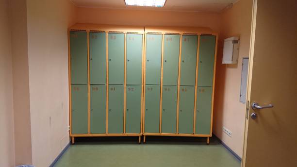 istock School or gym cabinets with locks 864315648