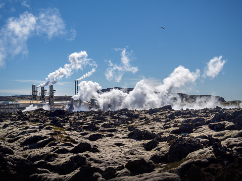 Svartsengi Geothermal Power Station on Iceland