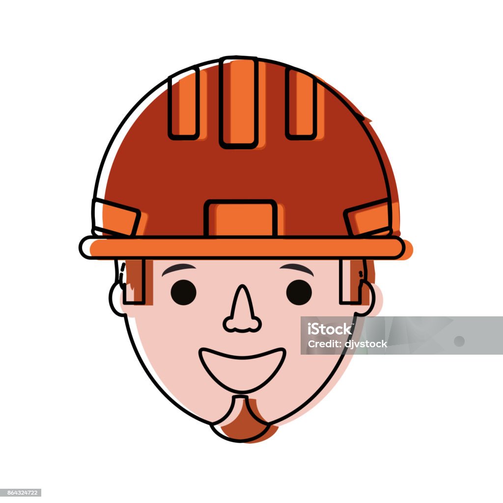 working man vector illustration colorful  working man  over white background  vector illustration Adult stock vector
