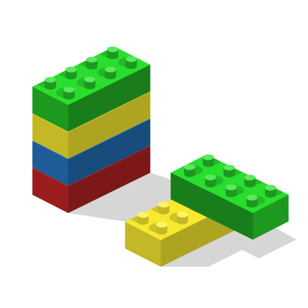 Isometric Lego Lego Lego Illustrations, Royalty-Free Vector Graphics & Clip Art - iStock