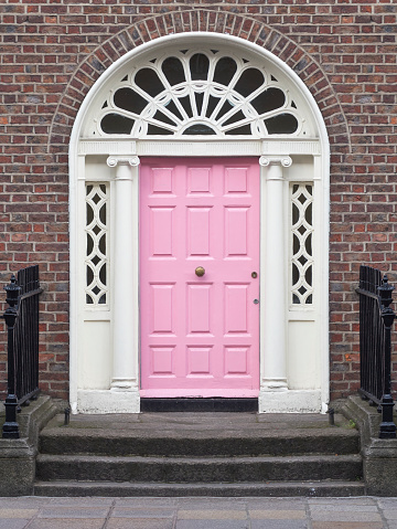 Beautiful Georgian Architecture, doors and windows - Dublin, Ireland