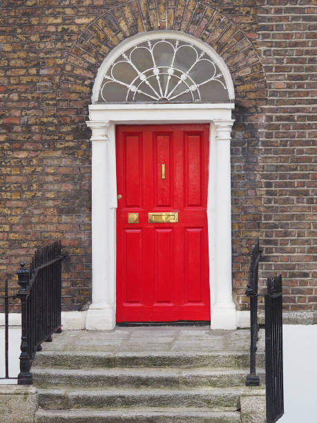 istock Georgian Red Door - Dublin, Ireland 864339580