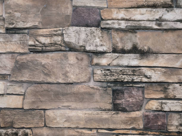 istock Wall Texture, Brick Wall in light tone color closeup on background 864352520
