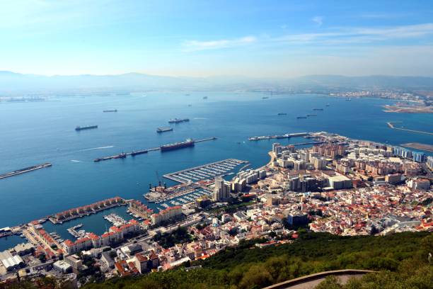 istock Gibraltar town seen from the Upper Rock Nature Reserve 864352912
