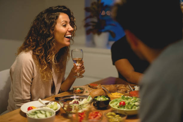 istock Enjoying good wine and friends 864357730