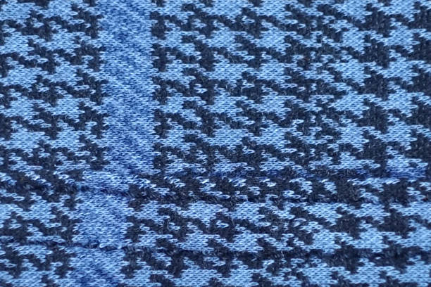 istock Blue textile tricot fabric background 864371218