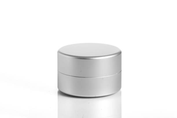 istock empty aluminum jars cosmetic, lotion packaging on a white background 864374940