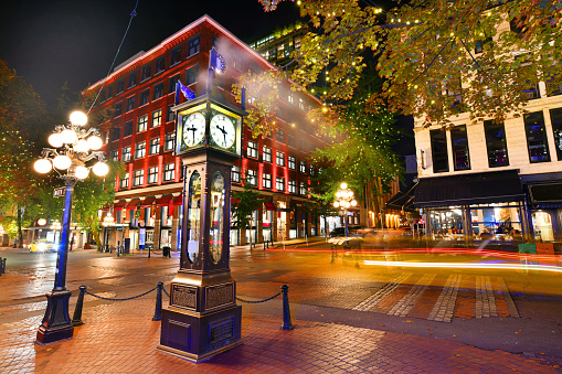 Steam Clock in Gastown Vancouver,Canada