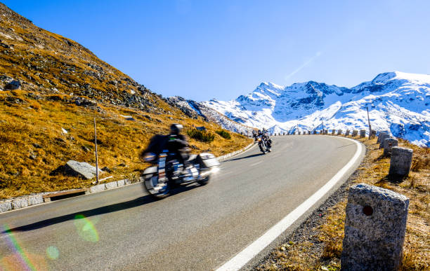 istock motorbike at the grossglockner mountain 864400176