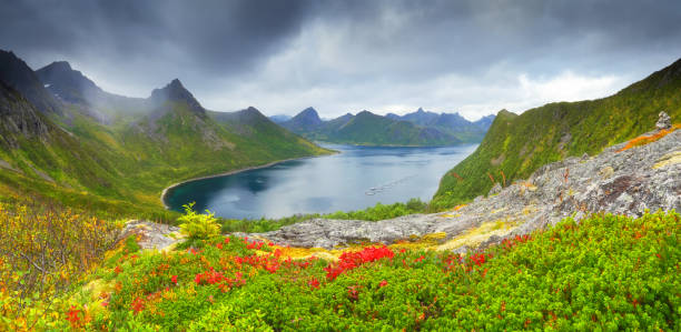 istock Autumn norvegian scene 864403876