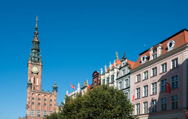 istock Old Main Town Hall in Gdansk, Poland 864411588