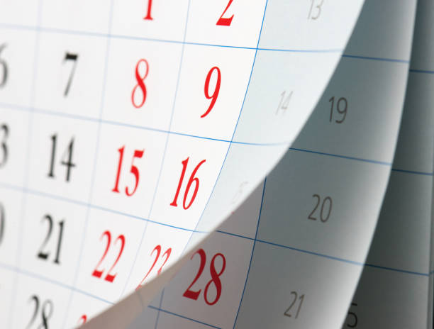 istock Flipping of calendar sheets 864412260