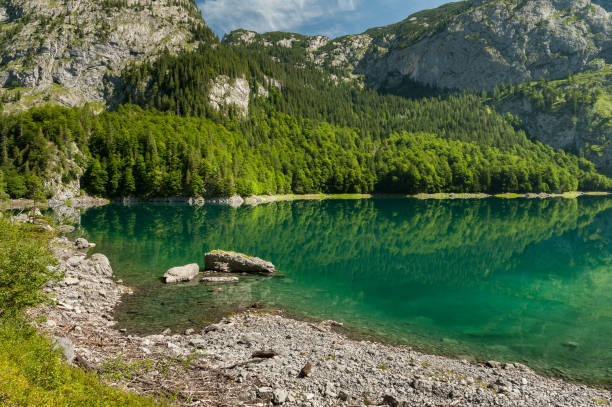istock Hinterer Gosausee in Salzkammergut (Austria) in summer 864412610