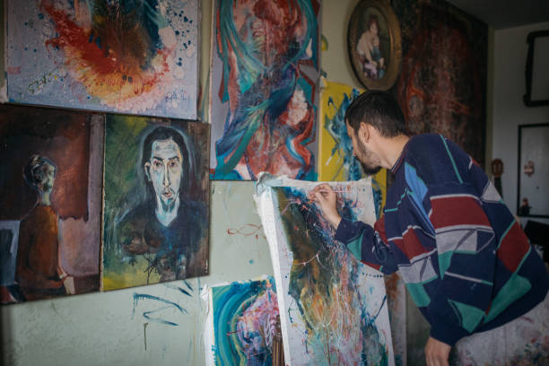 istock Hard life of a painter 864413298