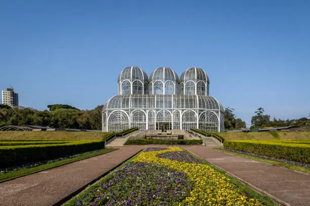 Greenhouse of Curitiba Botanical Garden - Curitiba, Parana, Brazil