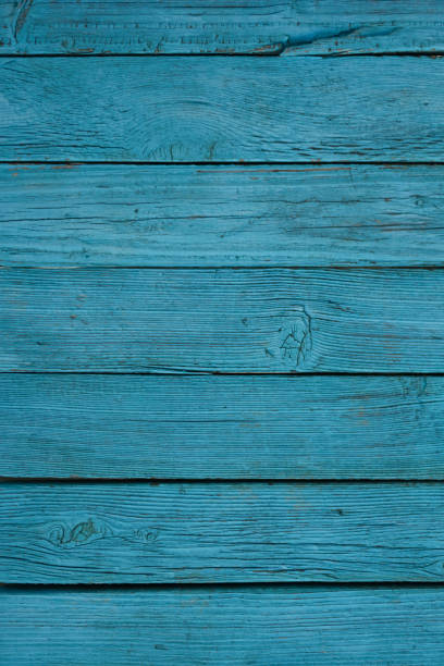 istock Blue wood texture for background. Wood planks 864428572