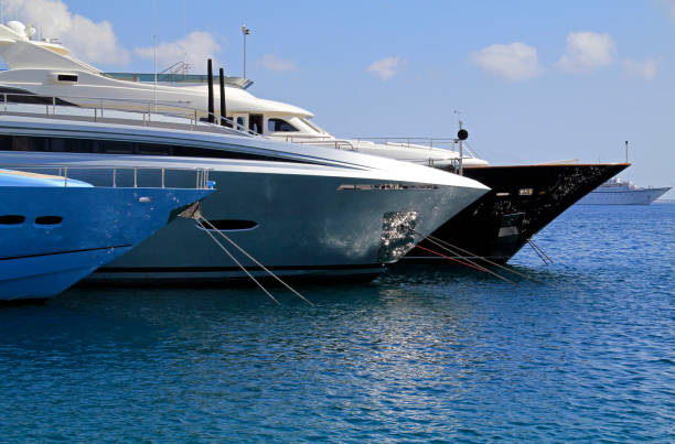 istock Yachts of various sizes in Mykonos, Greece 864429022