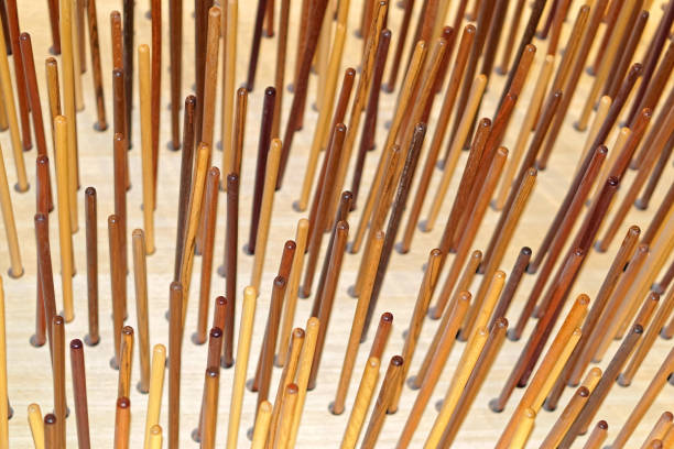 istock Wooden sticks abstract 864429916