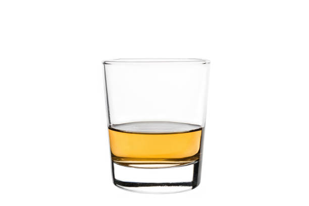 istock Tumbler on white background with colored liquid. Isolated. 864433136