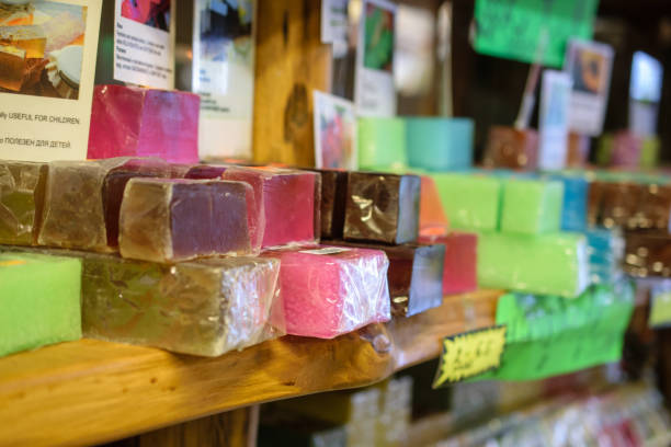 istock Multicolored soap in the store in Larnaca, Cyprus 864437728