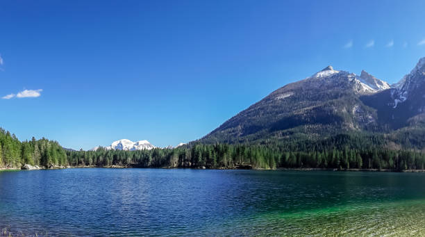 istock Panoramic View on Hintersee by Ramsau in Bavaria 864438020