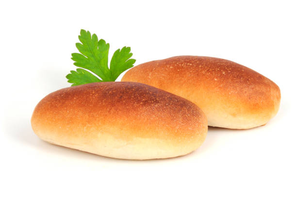 istock Bun made of wheat flour isolated on white background 864440328