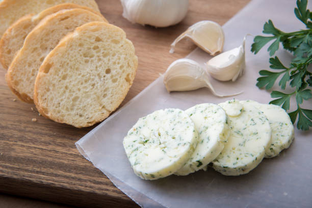 garlic butter with bread