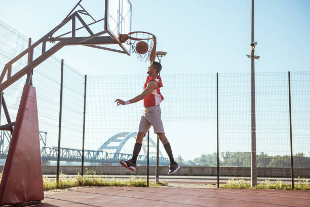 istock Training basketball outdoors 864447176
