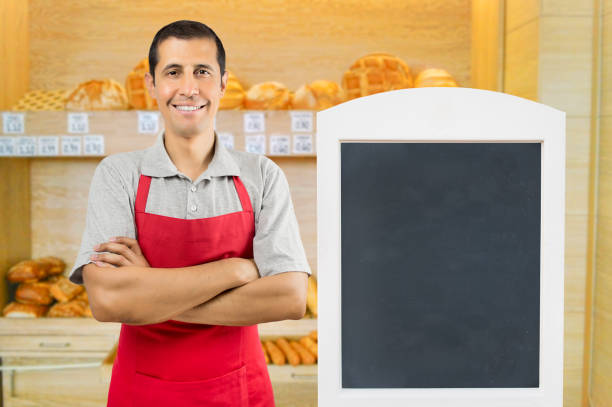 istock salesman waiting to her customers 864451820