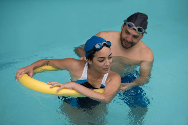 istock Woman doing physiotherapy in the water 864453726