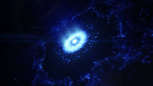 istock Abstract space or time travel concept background, intergalactic exploration supernova. 864456236