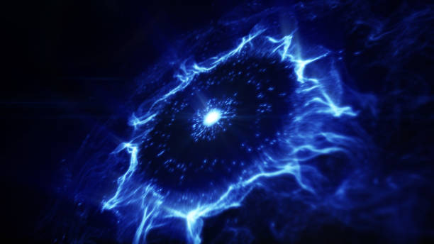 istock Abstract space or time travel concept background, intergalactic exploration supernova. 864456238