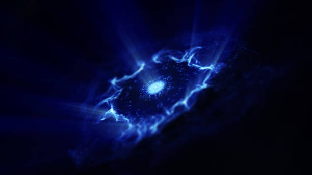 istock Abstract space or time travel concept background, intergalactic exploration supernova. 864456290