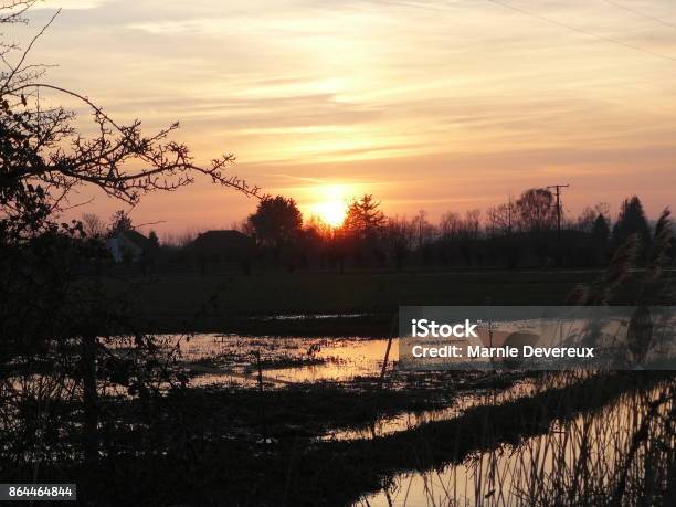 Somerset Levels Stock Photo - Download Image Now - Somerset Levels, Somerset County - Maine, Accidents and Disasters